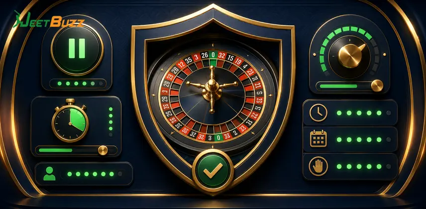 responsible gambling সময়, বিরতি, সীমা ও সুরক্ষা প্রতীকের সমন্বিত নিয়ন্ত্রণ প্যানেল